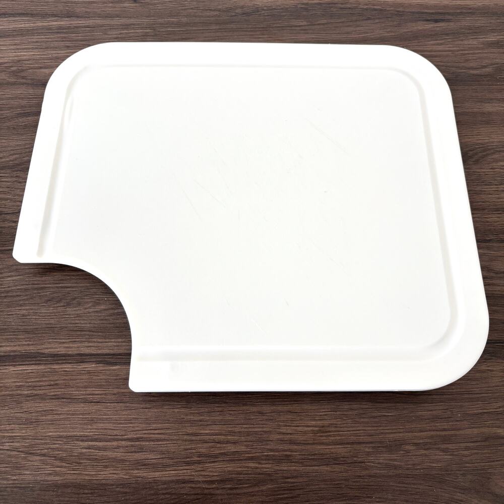 Camco White Cutting Board Sink Topper for RVs Vans Small Sink Mate